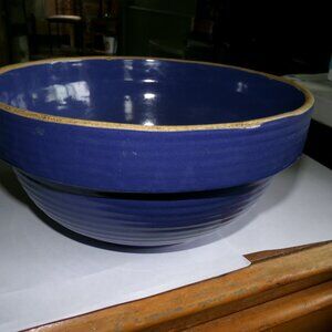 vintage pottery stone ware mixing bowl.